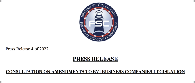 BVI發(fā)出《商業(yè)公司法》修正案咨詢稿，未來可能有這些變化。